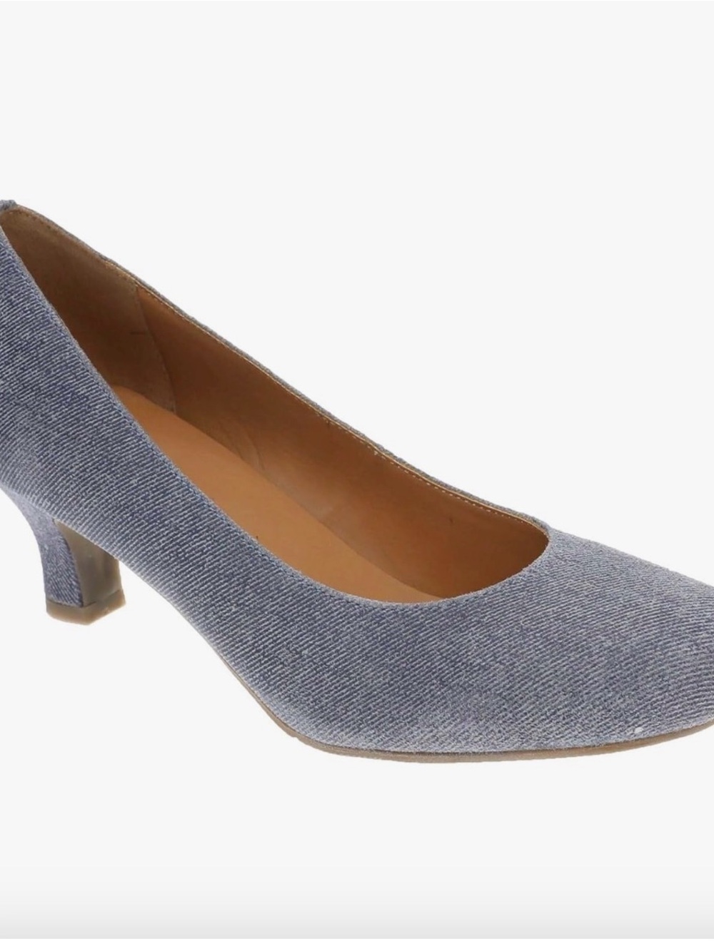 Array Low Heel Women's Pumps in Light Denim Blue Size 7.5 WIDE NWOT